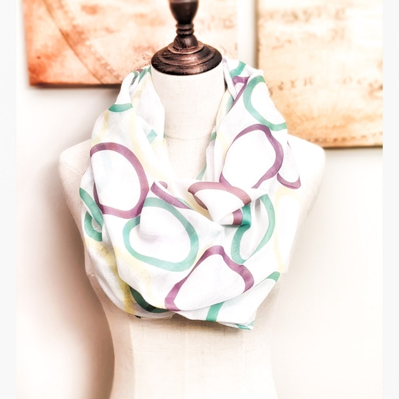 Eclectic Chic Ladies Mardi Gras Scarf - Picture 4 of 4